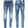 Pánské džíny Cipo & Baxx kalhoty pánské CD577 slim fit Jeans džíny