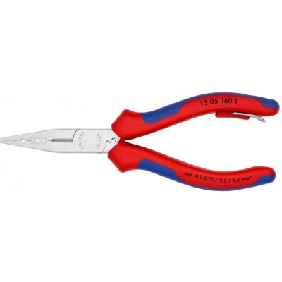 Elektrikářské kleště Knipex 13 05 160, 180 mm chromované TT – Zboží Dáma