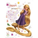 AG Design DK 854 Samolepka na zeď Disney Locika maluje rozměry 65 x 85 cm – Sleviste.cz