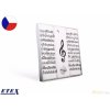 Látkový kapesník ETEX kapesník M59 Noty dárková krabička 3 ks