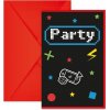 Párty pozvánka Procos Pozvánky s obálkami Gaming Party 6 ks