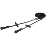 BR Plátěné otěže kulaté černé – Zboží Dáma