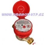 Bonega Vodoměr DN3/4" x 130mm TEPLÁ VODA (G1") PN16, antimagnetický BTV34 – Zbozi.Blesk.cz