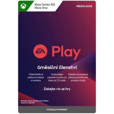 Microsoft Xbox EA Play členství 6 měsíců – Hledejceny.cz