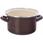 Orion Hrnec BROWN Lem 2 l 18 cm smaltovaný plech, nerezová ocel hnědá, 8592381204891 – Sleviste.cz