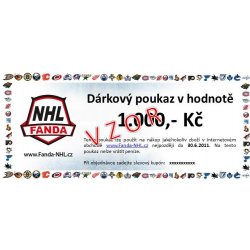 Dárkový poukaz Fanda-NHL.cz Hodnota: 10 000 Kč