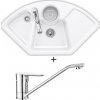 Set dřezu a baterie Set Villeroy & Boch Solo Corner 1075.20R + Deante CORIO BFC 060M