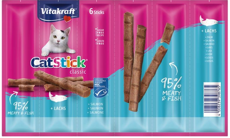 Vitakraft Cat Stick Classic Losos 6 x 6 g