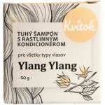 Kvítok tuhý šampon pro světlé vlasy Ylang Ylang 50 g – Sleviste.cz