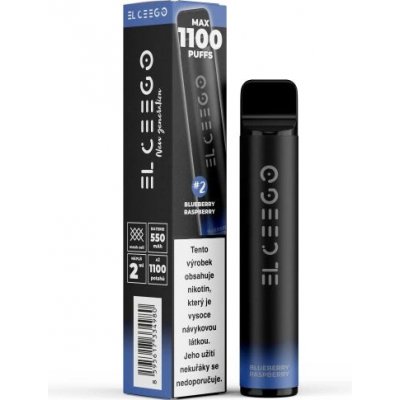 El Ceego Blueberry Raspberry 16,9 mg 1100 potáhnutí – Hledejceny.cz