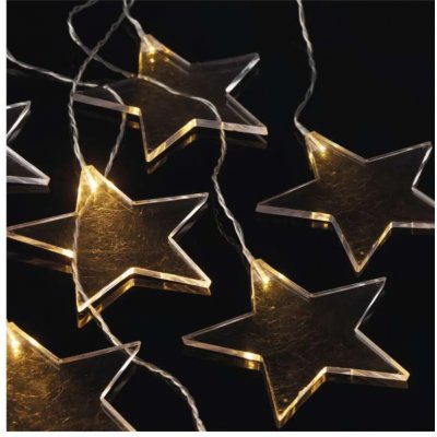 Emos Vánoční dekorace LED vánoční závěs hvězdy 45x84 cm teplá bílá DCGW02 – Sleviste.cz