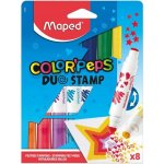 Maped 6808 Dětské fixy Color'Peps Duo Stamp 8 ks – Zboží Živě