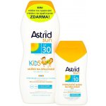Astrid Sun opalovací mléko dětské OF30 200 ml + mléko na opalování OF10 100 ml dárková sada – Hledejceny.cz
