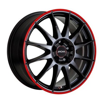 Ronal R54 6,5x15 5x112 ET45 brillant black red rim – Zboží Mobilmania