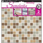 Anděl Přerov Samolepka na zeď mozaika plastická, imitace obkladů, 2 archy 25,5 x 25,5 cm – Zboží Dáma