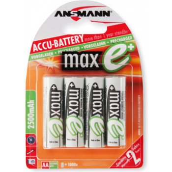 Ansmann maxE AA 2500mAh 4ks 10778