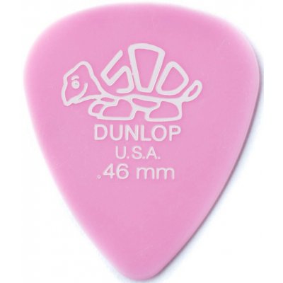 Dunlop 41-046 Delrin 500 Standard Guitar Pick 0.46 mm světle růžová - kytarové trsátko – Zboží Mobilmania