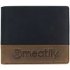 Peněženka MeatFly Eddie Premium Leather Černá/Oak