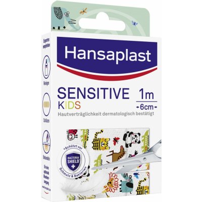 Hansaplast Sensitive Kids Zvířátka náplast s dětským motivem 1 m x 6 cm – Zboží Mobilmania