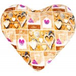 Bellatex Srdce korall micro 3333/238 srdíčka béžová 42x48 – Hledejceny.cz