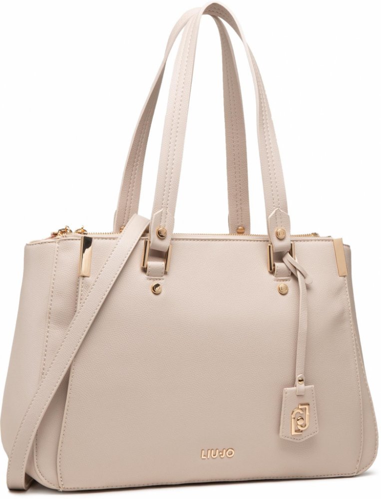 Liu Jo L Double Zip Satchel AA1184 E0017 béžová | Srovnanicen.cz