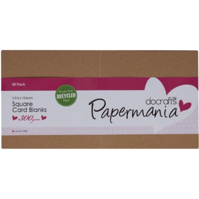 Docrafts Papermania Klasická obálka 14x14 cm Barevnost: hnědá – Zboží Živě