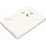 Sensillo osuška 100x100cm Teddy bílá – Zboží Dáma