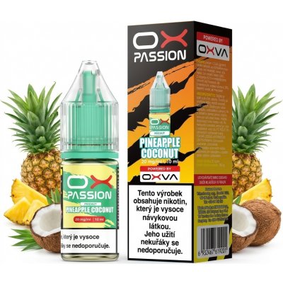 Oxva OX Passion Salts Pineapple Coconut 10 ml 10 mg – Zboží Mobilmania