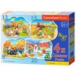 Castorland Roční období 4v1 8,12,15,20 dílků – Hledejceny.cz