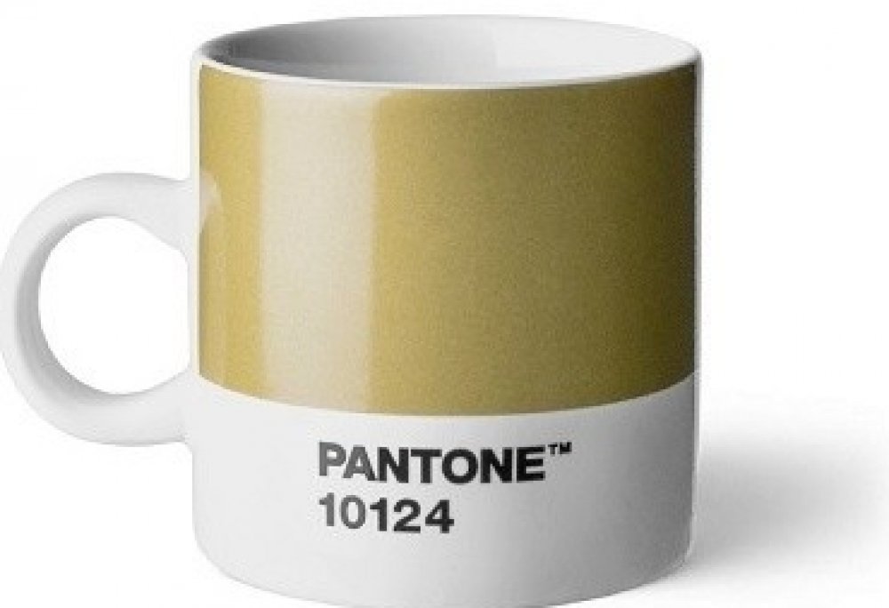 Pantone Hrnek Espresso zlatá 120 ml | Srovnanicen.cz