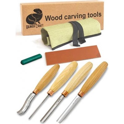 BeaverCraft řezbářská sada Gouge Wood Carving Tools Set – Zbozi.Blesk.cz