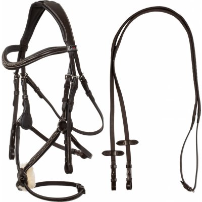 Supreme Uzdečka anatomická Mexican tmavě hnědá – Zboží Mobilmania