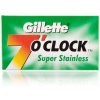 Holící strojek příslušenství Gillette 7 O'Clock Super Stainless 5 ks