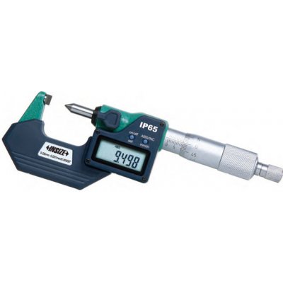 Insize třmenový mikrometr 0-25mm na měření zřasení 3566-25BA