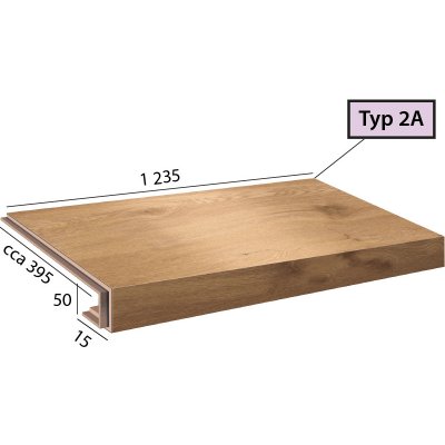 Brased Ecoline Step 2A 9507 Dub noblesní