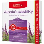 Cemio Alpské pastilky Šalvěj a vitamin C 40 pastilek – Hledejceny.cz