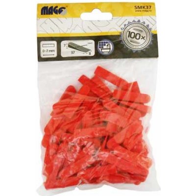 MAGG Spárovací klínky 37x7x8mm - 100 ks SMK37 – Zboží Mobilmania