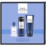 David Beckham Classic Blue EDT 50 ml + sprchový gel 200 ml + deodorant ve spreji 150 ml – Zboží Mobilmania