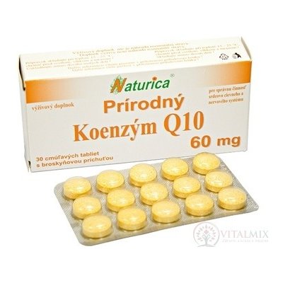 Naturica Přírodní KOENZYM Q10 60 mg tablet 30 kapslí – Hledejceny.cz