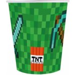 Papirové kelímky Minecraft party . GoDan – Zboží Dáma