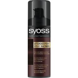 Syoss Root Retoucher tónovací barva na odrosty ve spreji Black 120 ml