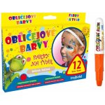 Barva na obličej MFP 6g oranžová 6330533 – Zboží Dáma