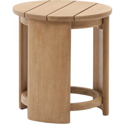 Kave Home Xoriguer 56 cm Dřevěný zahradní odkládací stolek – Hledejceny.cz