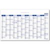 Kalendář Nástěnný Plánovací mapa CZ 63x100 cm modrá 2023