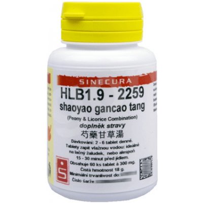 Sinecura HLB1.9 shaoyao gancao tang 60 tablet – Hledejceny.cz