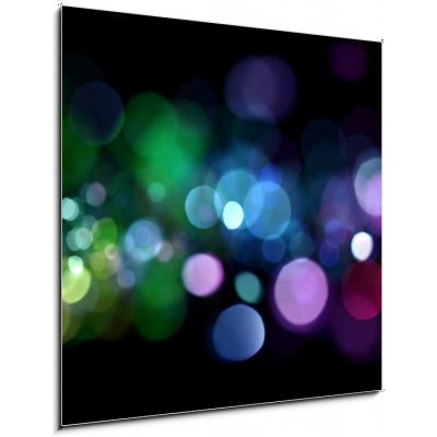 Skleněný obraz 1D - 50 x 50 cm - Abstract lights Abstraktní světla