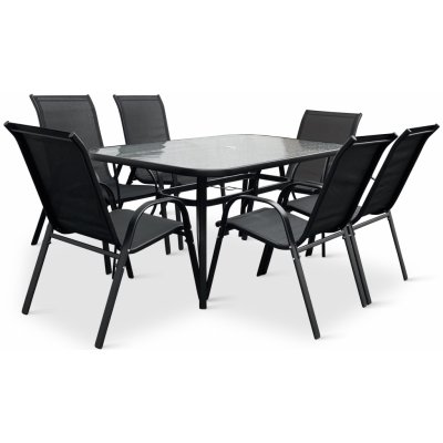 Nábytek Texim Zahradní jídelní set Klaudie transparentní + 6x židle RAMADA – Zboží Dáma Nábytek Texim Zahradní jídelní set Klaudie transparentní + 6x židle RAMADA – Zboží Dáma