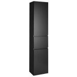 Aqualine ALTAIR vysoká skříňka s košem 40x184x31cm, černá mat, pravá, AI685R – Sleviste.cz