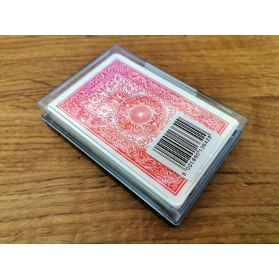 Piatnik Karty bridž 100% Plastic červené – Zbozi.Blesk.cz