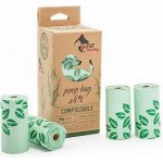 PetBuddy sáčky na exkrementy, kompostovatelné 8 rolí 15 sáčků zelené s potiskem – Sleviste.cz